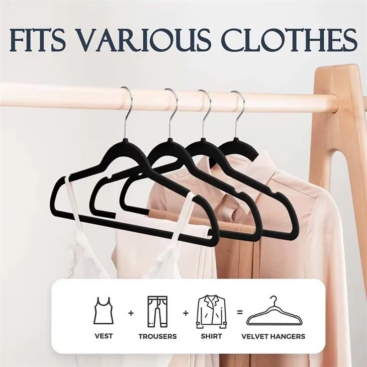 Black Velvet Non Slip Hangers price